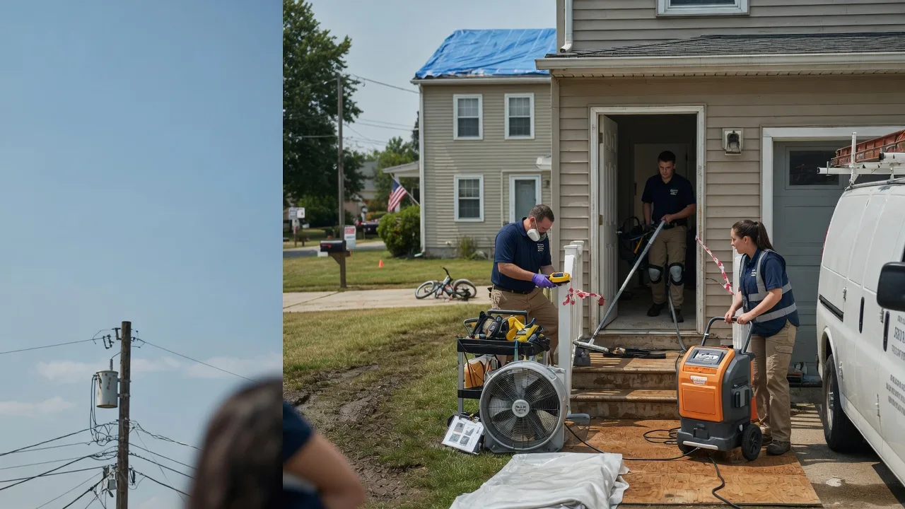 Water Damage Repair in Hockley, TX near me